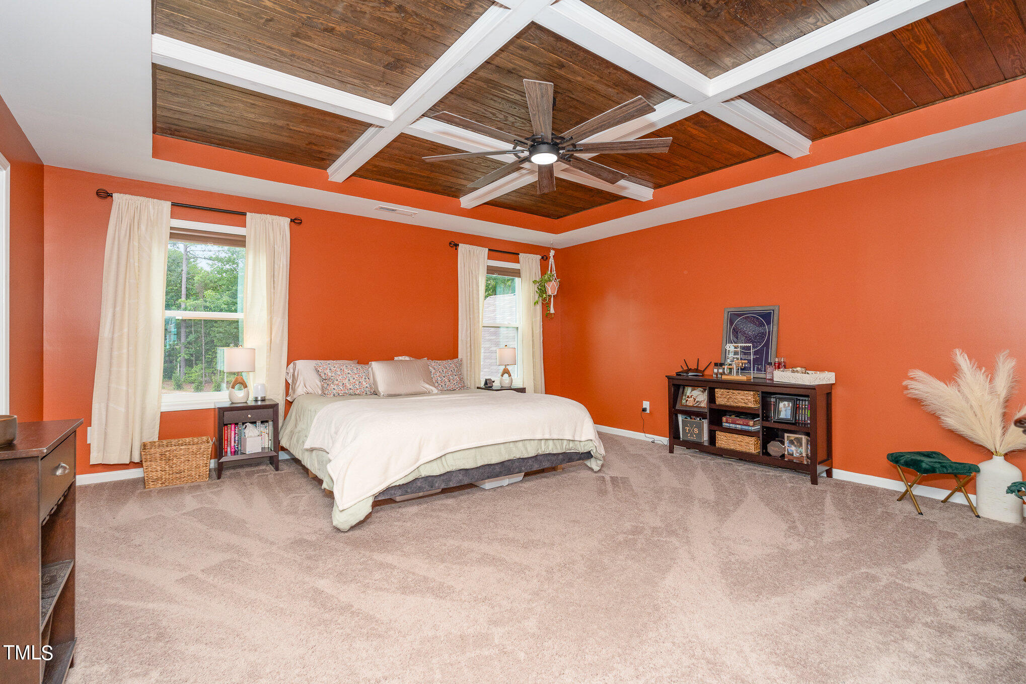 15 New Spring Way Franklinton, NC 27525 - Photo 21 of 41 a bedroom with a bed and a chandelier