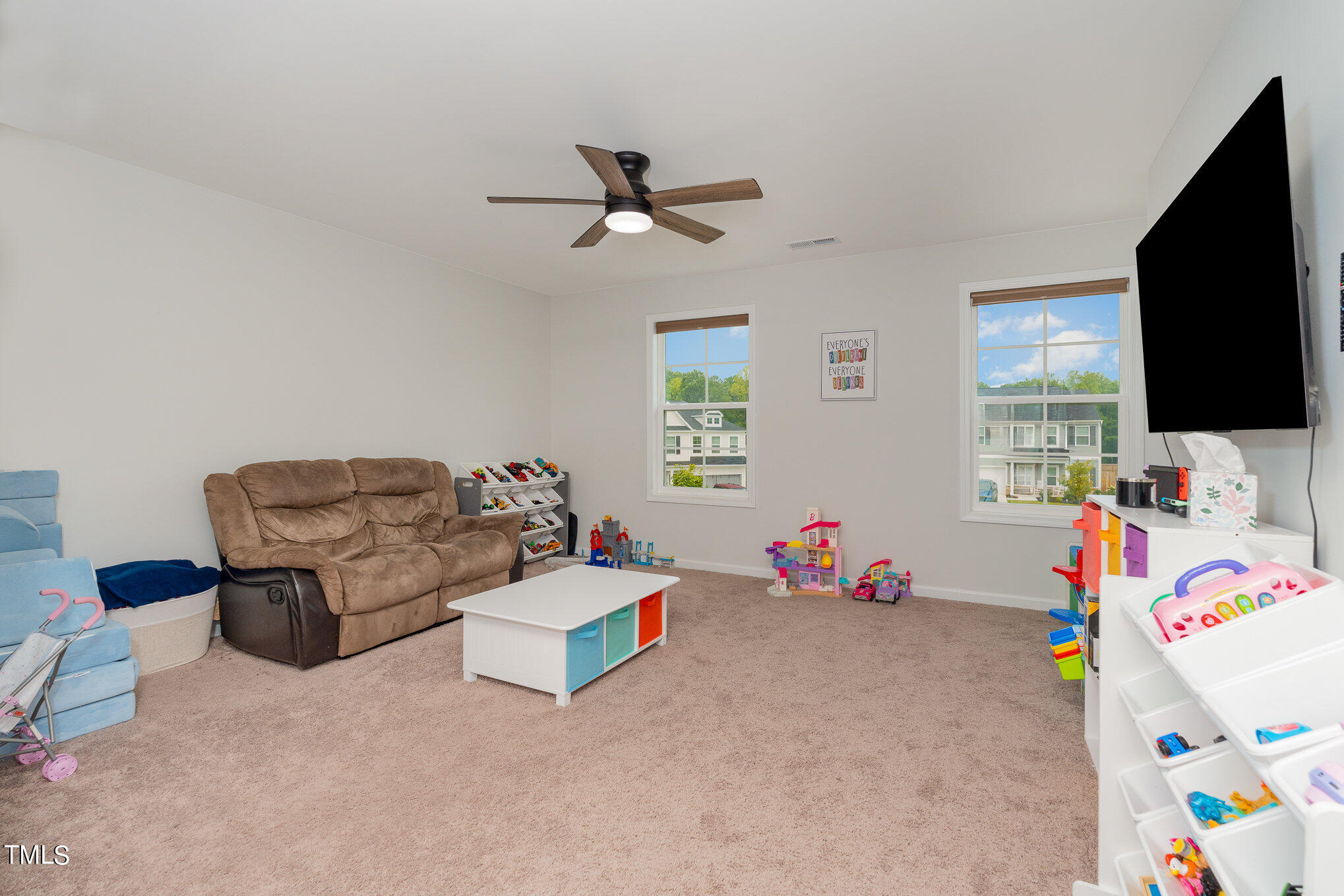 15 New Spring Way Franklinton, NC 27525 - Photo 29 of 41 a bedroom with furniture and a flat screen tv