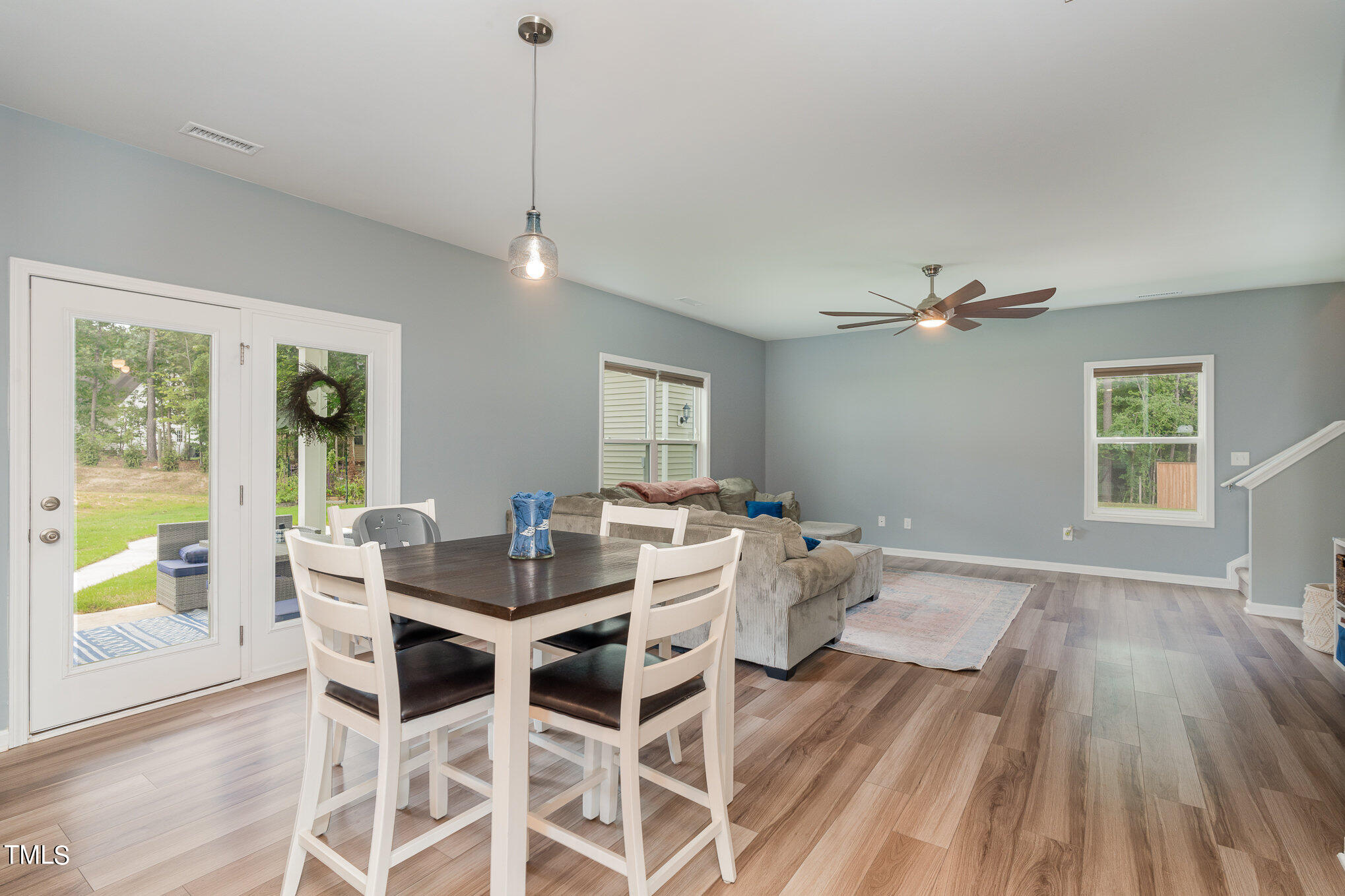 15 New Spring Way Franklinton, NC 27525 - Photo 9 of 41 a view of a dining room with furniture window and wooden floor