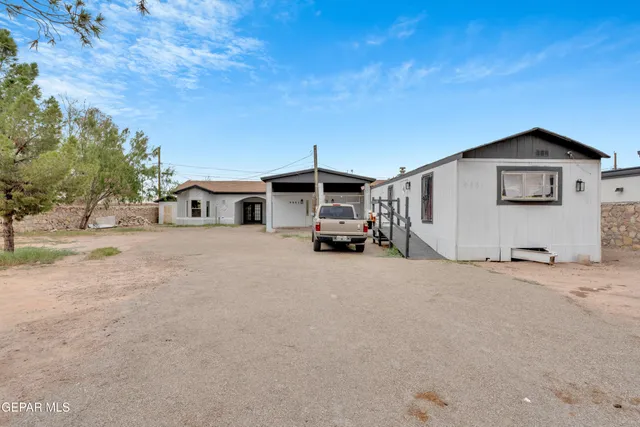 a view of a house with a outdoor space