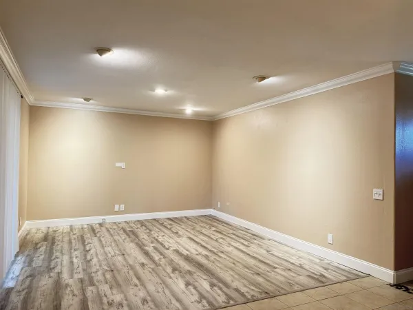 a view of empty room