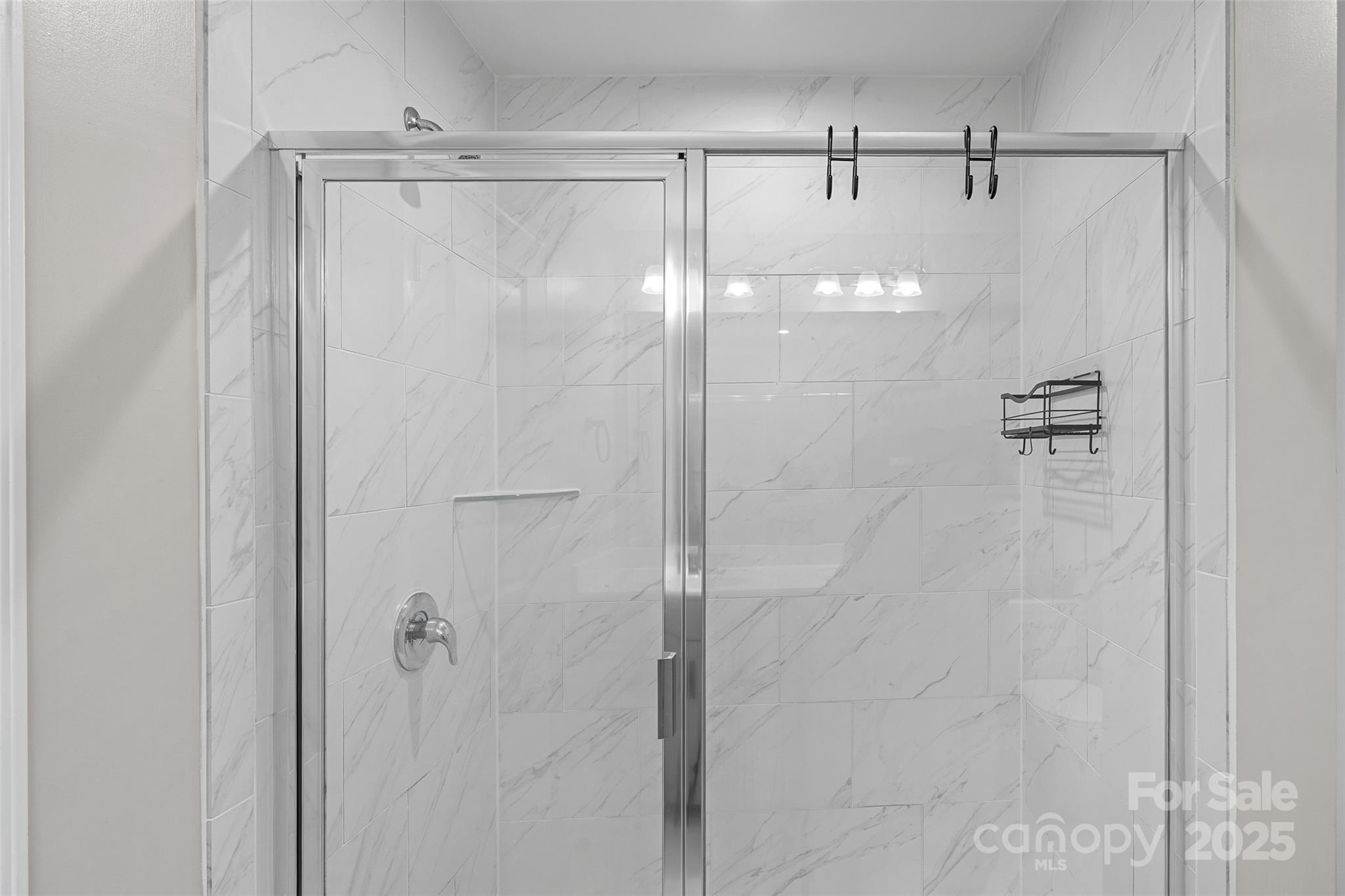 816 Canoe Song Road Fort Mill, SC 29708 - Photo 14 of 26 a bathroom with a glass shower door