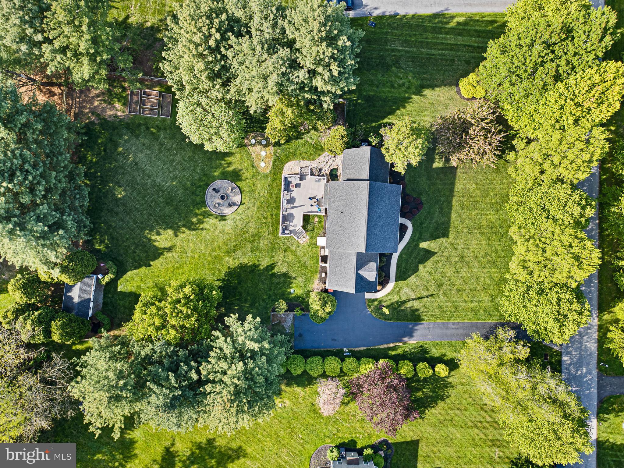 1210 Thunder Hill Road Lincoln University, PA 19352 - Photo 11 of 56 an aerial view of a house with a yard