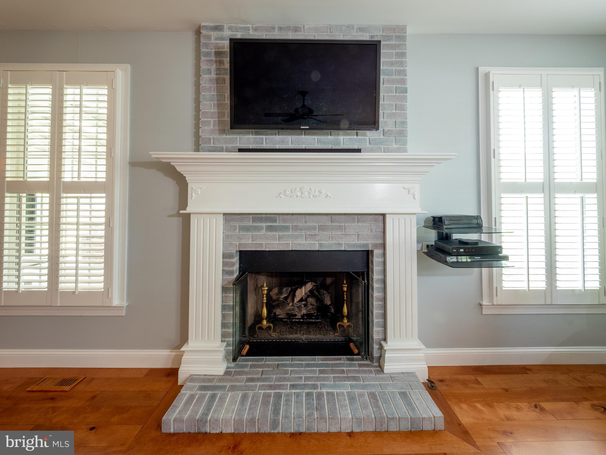 1695 Barnswallow Road Yardley, PA 19067 - Photo 27 of 69 Custom mantel with TV