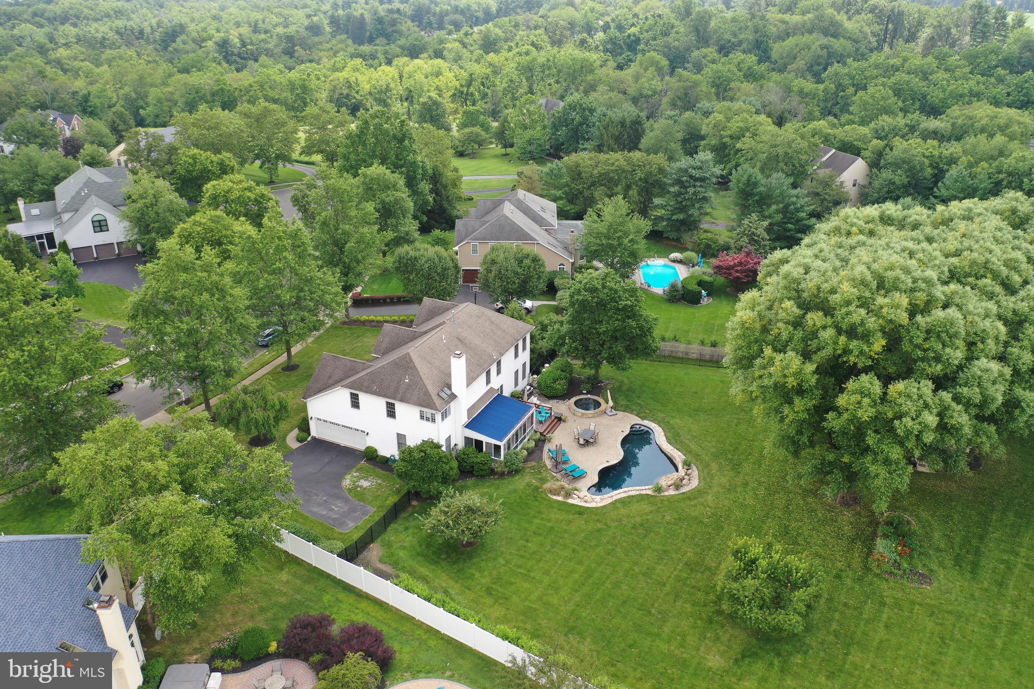 1695 Barnswallow Road Yardley, PA 19067 - Photo 49 of 69 Aerial of 1695 barnswallow