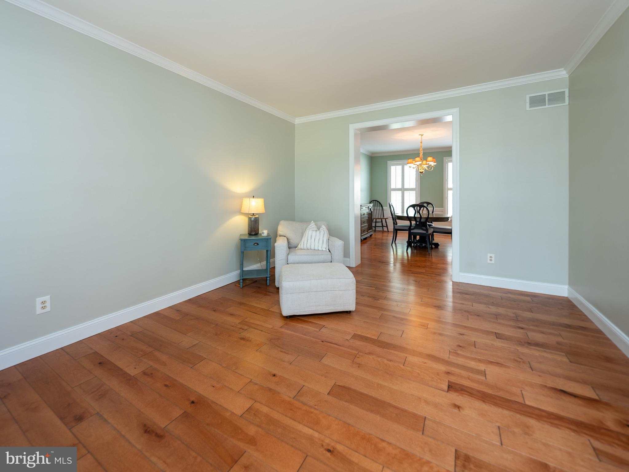 1695 Barnswallow Road Yardley, PA 19067 - Photo 10 of 69 Living room with crown molding open to DR