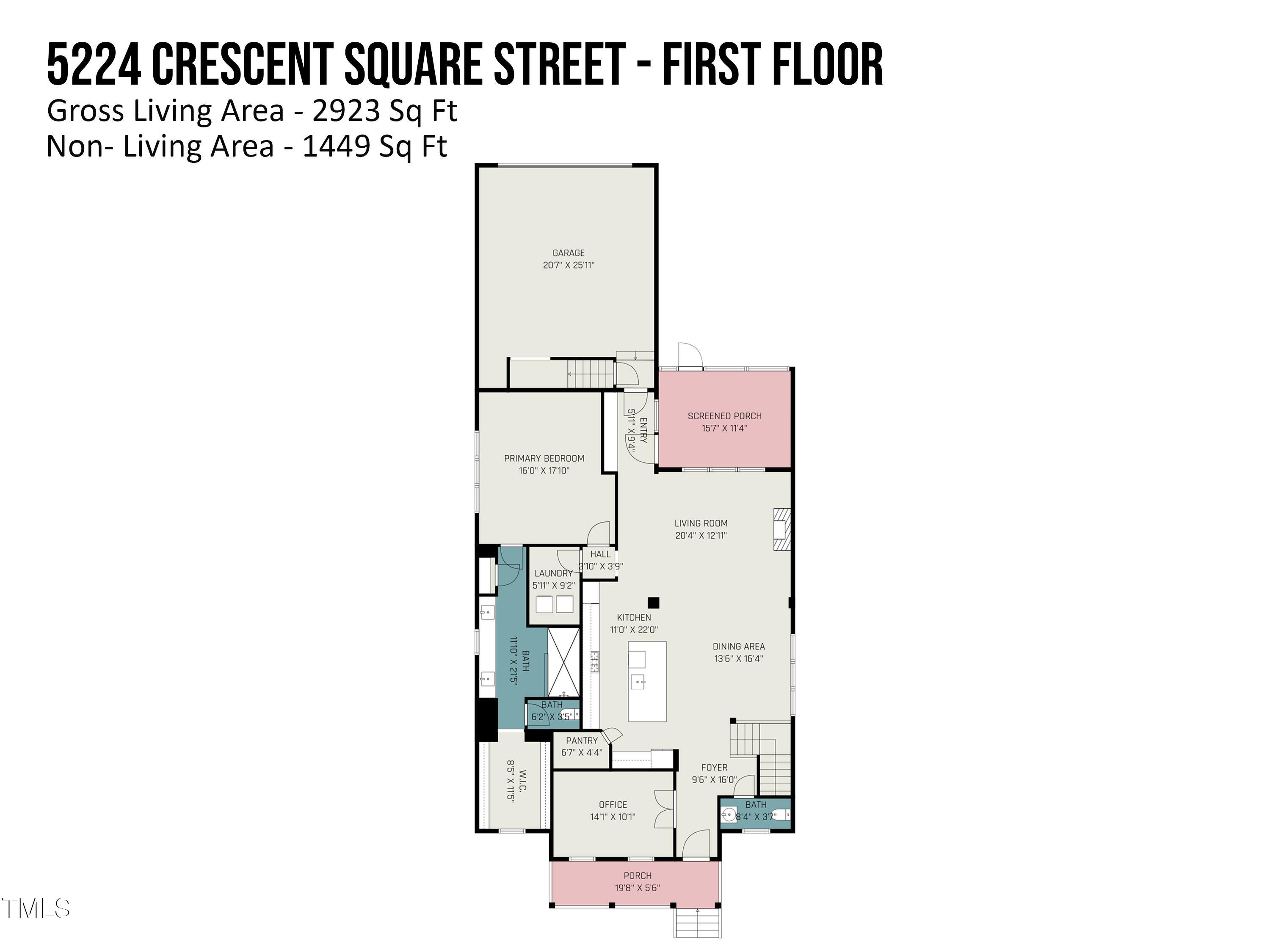 5224 Crescent Square Street Raleigh, NC 27616 - Photo 31 of 33 5224_crescent_square_street-first_floor