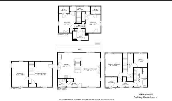 504 Hudson Road Sudbury, MA 01776 - Photo 42 of 42 a black and white photo of a living room