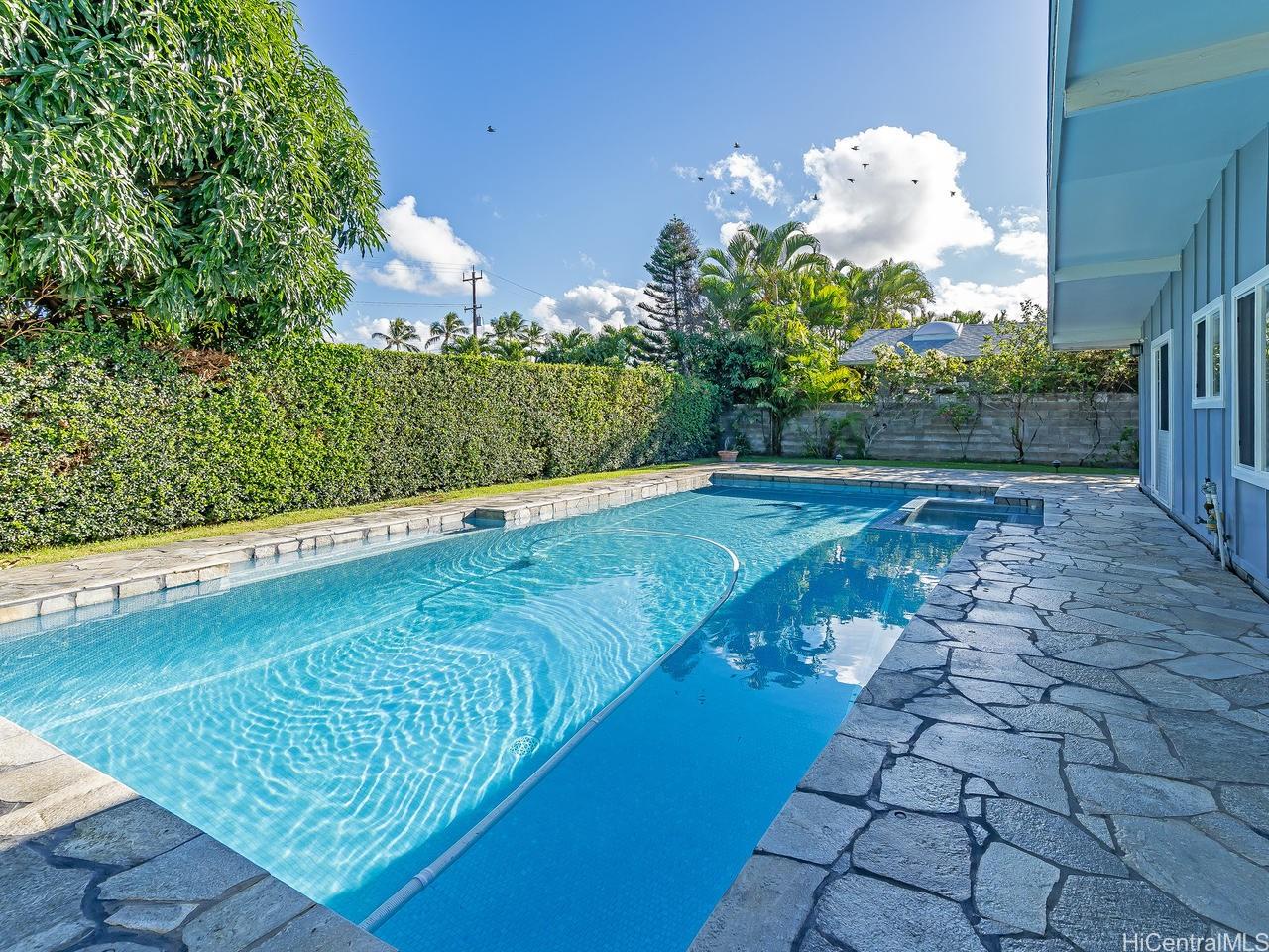 a view of an outdoor space and a yard