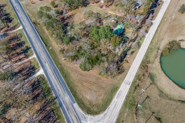 a view of road with trees