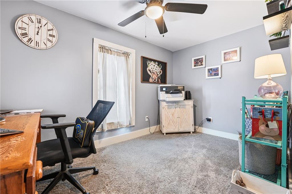 117 Erie Street Polk, PA 16342 - Photo 21 of 35 a view of workspace with lounge chair and ceiling fan
