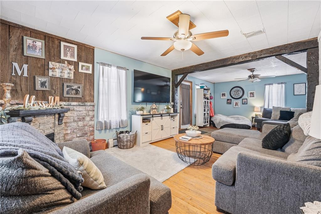 117 Erie Street Polk, PA 16342 - Photo 4 of 35 a living room with furniture kitchen view and a large window