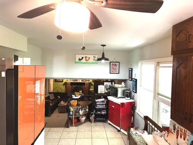 a room with furniture