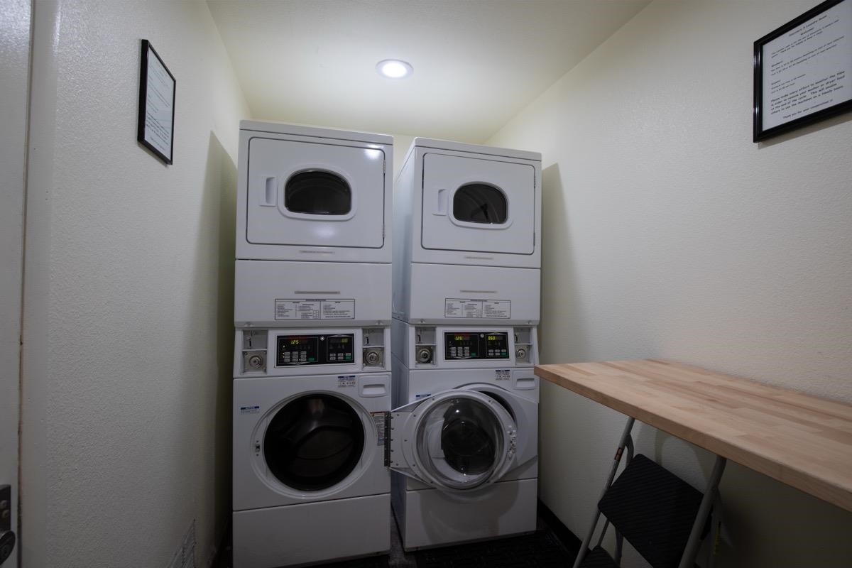 25 Lee Road, Unit 111 Mammoth Lakes, CA 93546 - Photo 31 of 32 a view of a storage & utility room with dryer and washer