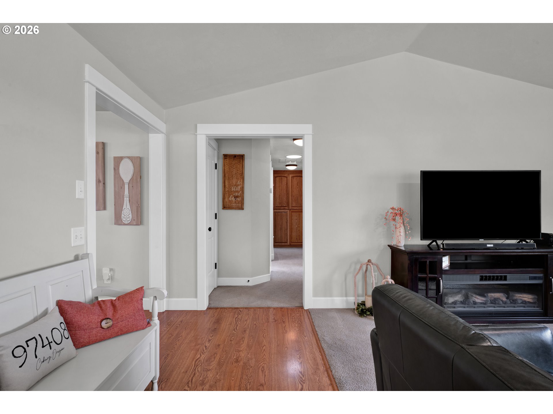 91606 Coburg Road Eugene, OR 97408 - Photo 4 of 30 a living room with furniture and a flat screen tv