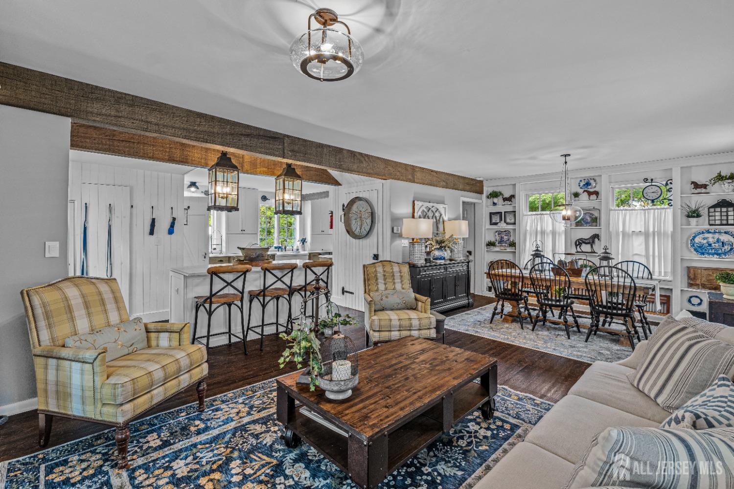 300 Blackpoint Road Neshanic Station, NJ 08853 - Photo 27 of 34 a living room with furniture and wooden floor