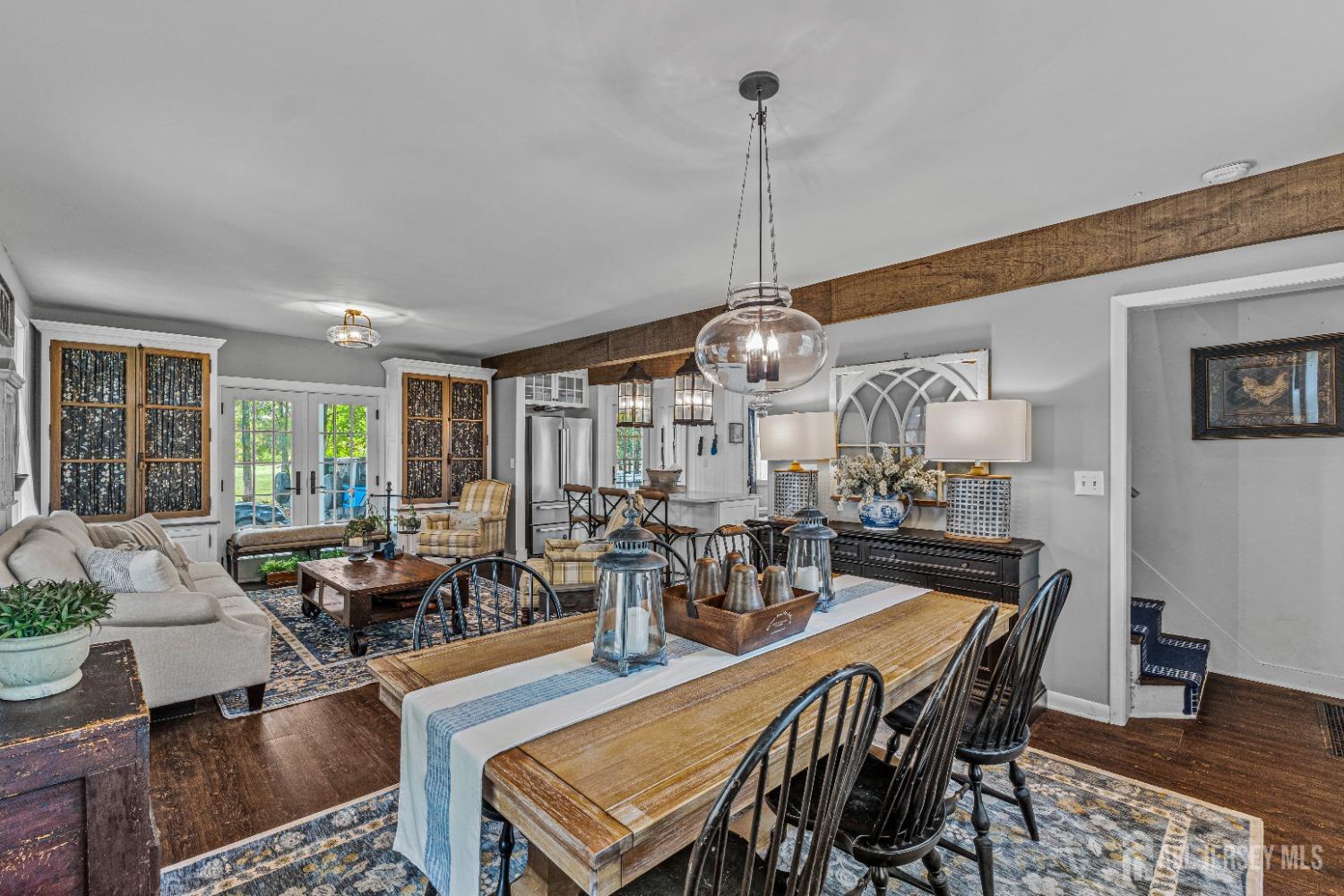 300 Blackpoint Road Neshanic Station, NJ 08853 - Photo 29 of 34 a view of a dining room with furniture window and wooden floor