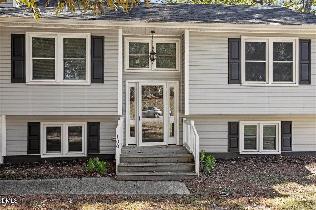 100 Brook Rock Lane Garner, NC 27529 - Photo 6 of 33 a front view of a house with stairs