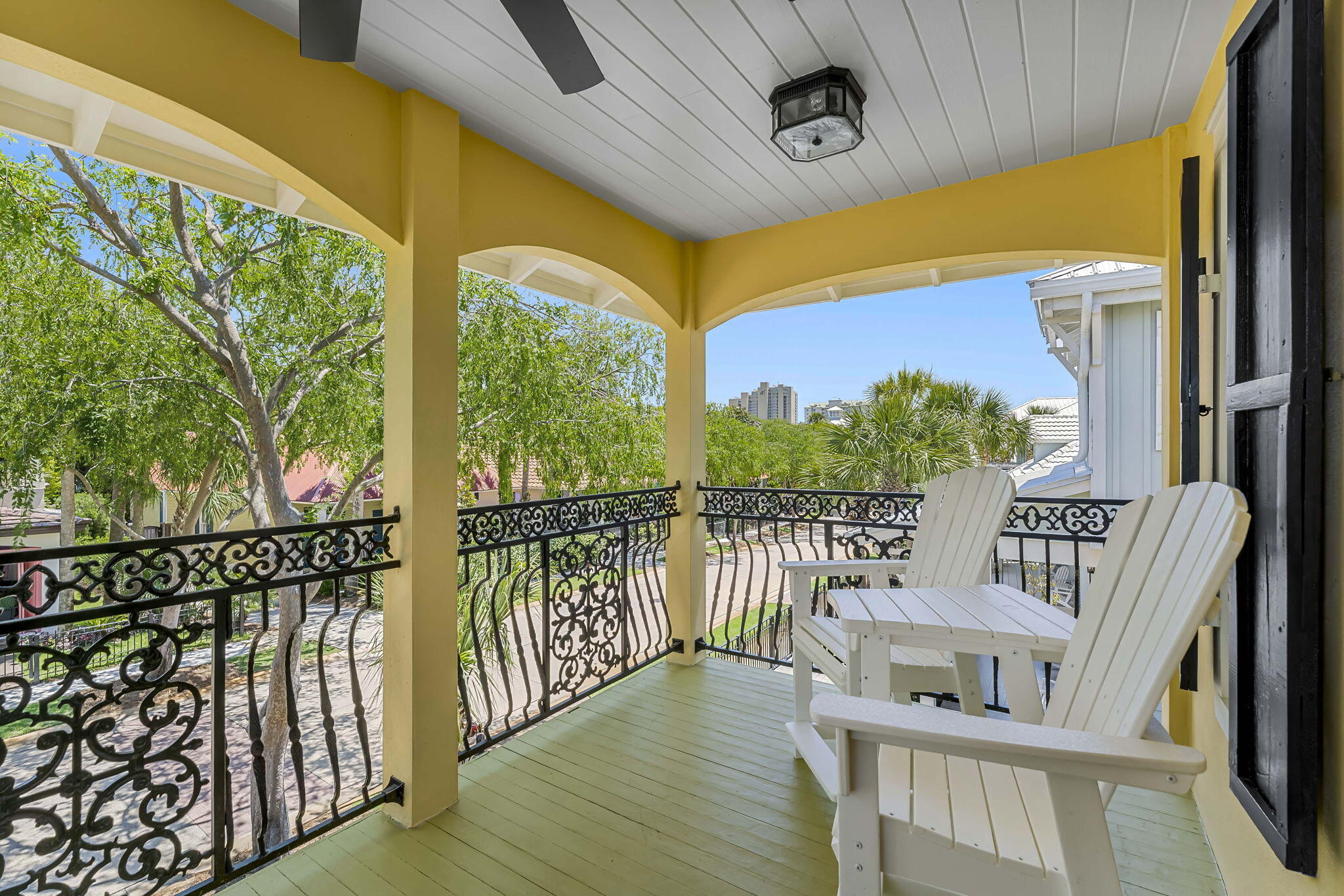 60 Rue Caribe Miramar Beach, FL 32550 - Photo 23 of 43 a view of balcony with wooden floor