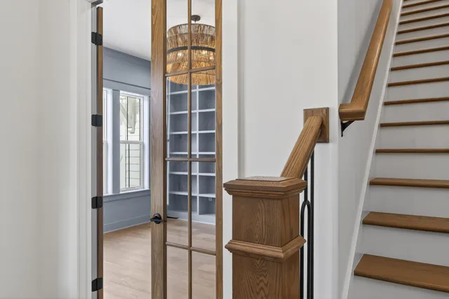 a view of entry way with staircase