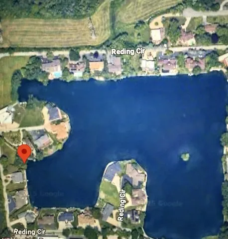 a view of painting on the wall and a wooden floor