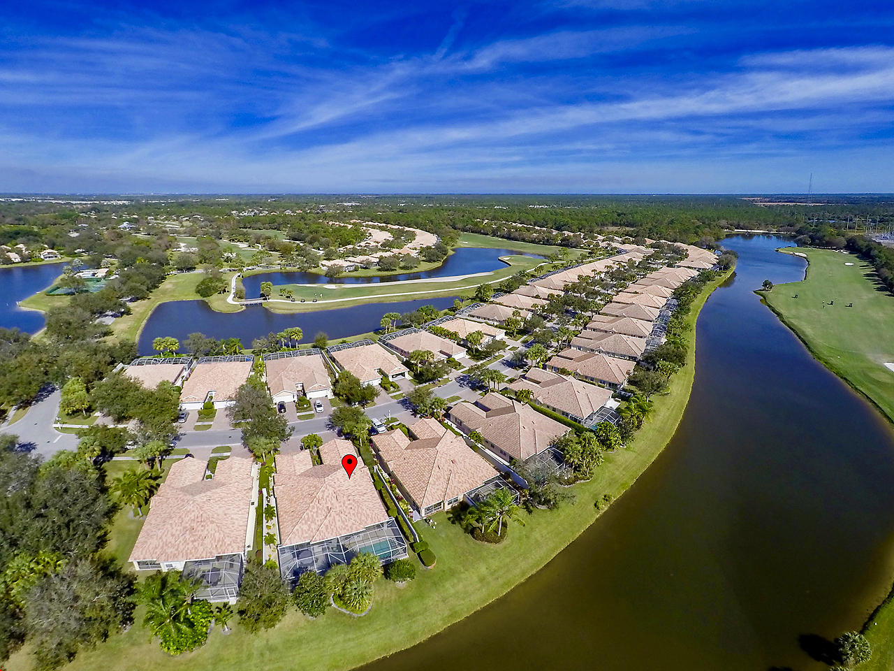 1158 Southwest Balmoral Trace Stuart, FL 34997 - Photo 5 of 32 Rear Aerial