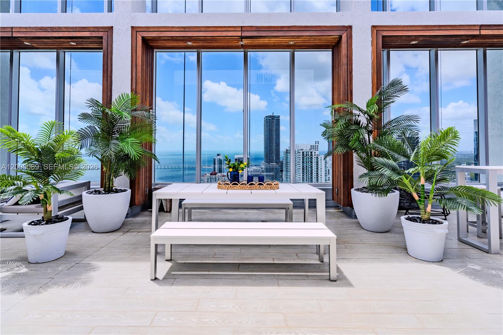 495 Brickell Avenue, Unit PH5703 Miami, FL 33131 - Photo 26 of 52 Private large Patio perfect for entertainment