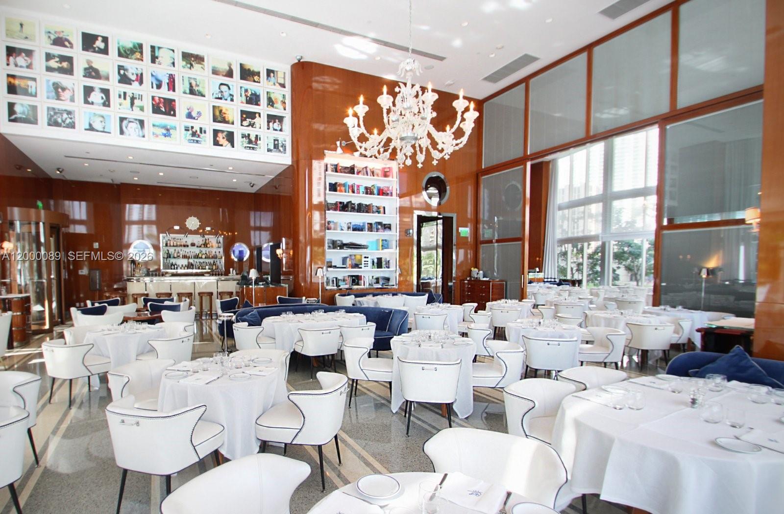 495 Brickell Avenue, Unit PH5703 Miami, FL 33131 - Photo 49 of 52 Elegant Cipriani italian restaurant - in the building