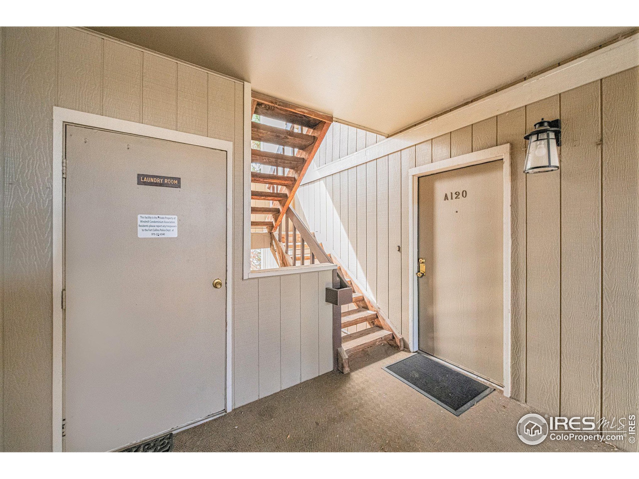 3400 Stanford Road, Unit A120 Fort Collins, CO 80525 - Photo 10 of 16 a view of entryway with stairs
