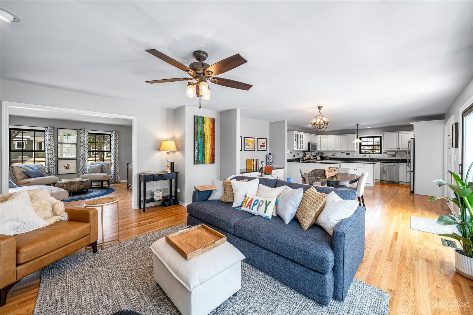 439 South Church Road Bensenville, IL 60106 - Photo 13 of 49 a living room with furniture and a wooden floor