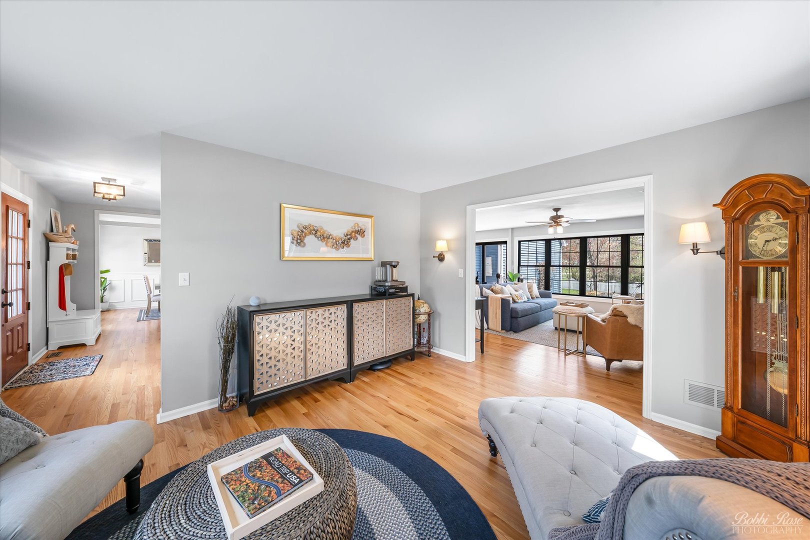 439 South Church Road Bensenville, IL 60106 - Photo 9 of 49 a living room with furniture and a wooden floor