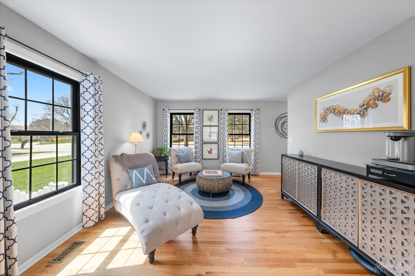 439 South Church Road Bensenville, IL 60106 - Photo 10 of 49 a living room with furniture and a large window
