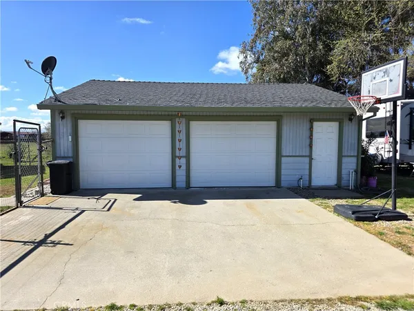 a view of pool with outdoor seating