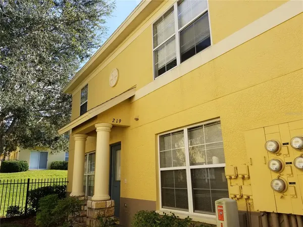 a view of a building with a window