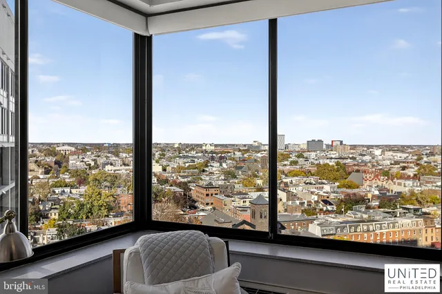 a view of a city from a window