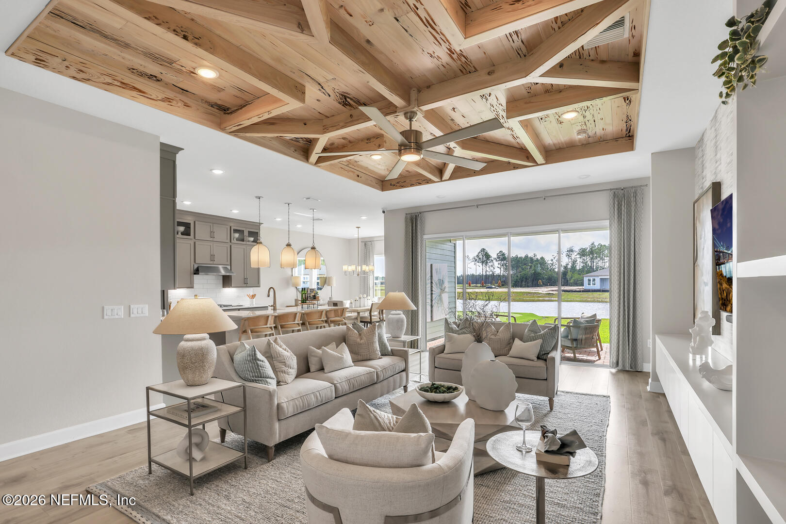 60 Ribera Drive Flagler Beach, FL 32136 - Photo 8 of 26 a living room with furniture and a large window