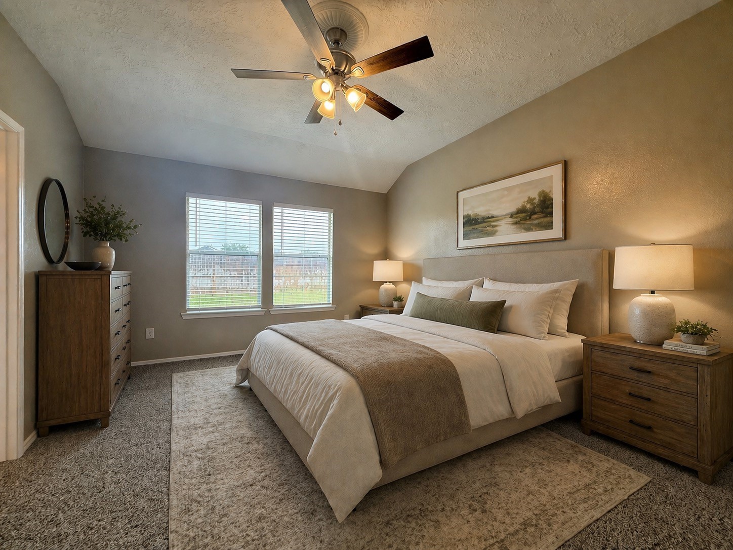 11423 Moonlight Ridge Drive Humble, TX 77396 - Photo 16 of 19 VIRTUALLY STAGED. Create your own peaceful atmosphere in this primary bedroom.