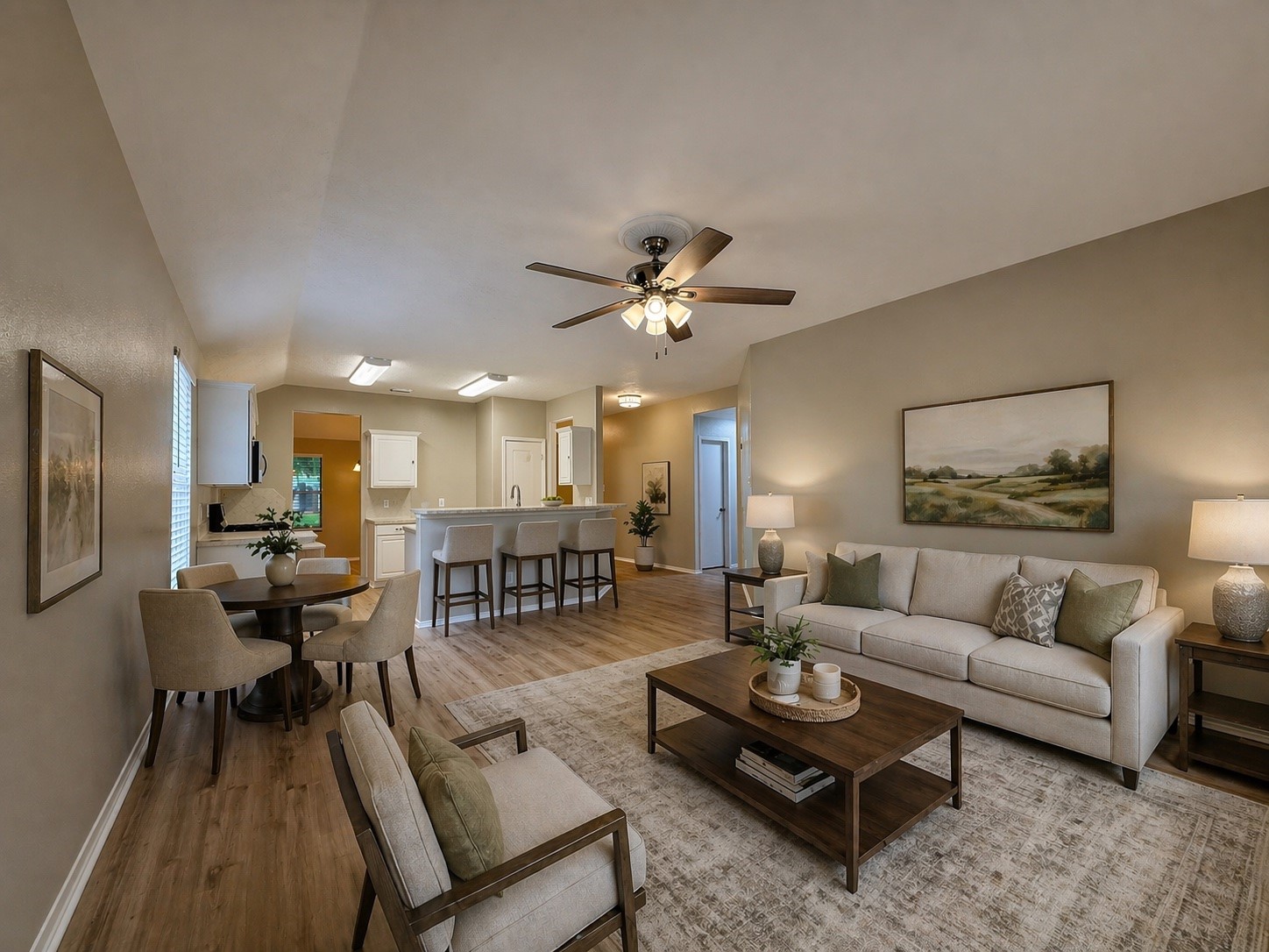 11423 Moonlight Ridge Drive Humble, TX 77396 - Photo 9 of 19 VIRTUALLY STAGED. This family room can help you create a warm and inviting atmosphere.