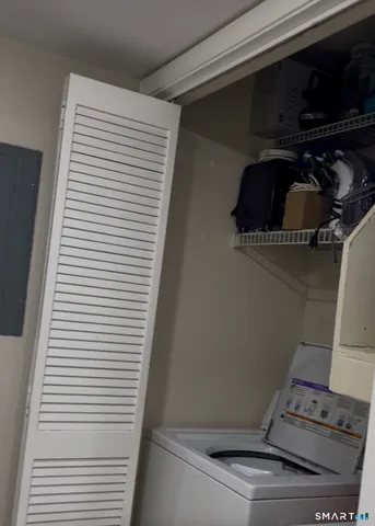 a close up of a utility room