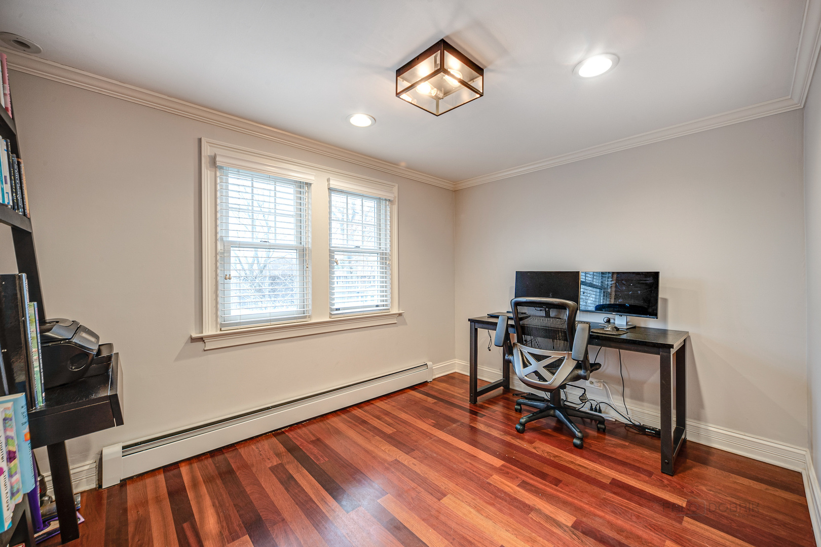 1214 Griffith Road Lake Forest, IL 60045 - Photo 16 of 24 a workspace with furniture hardwood and a window