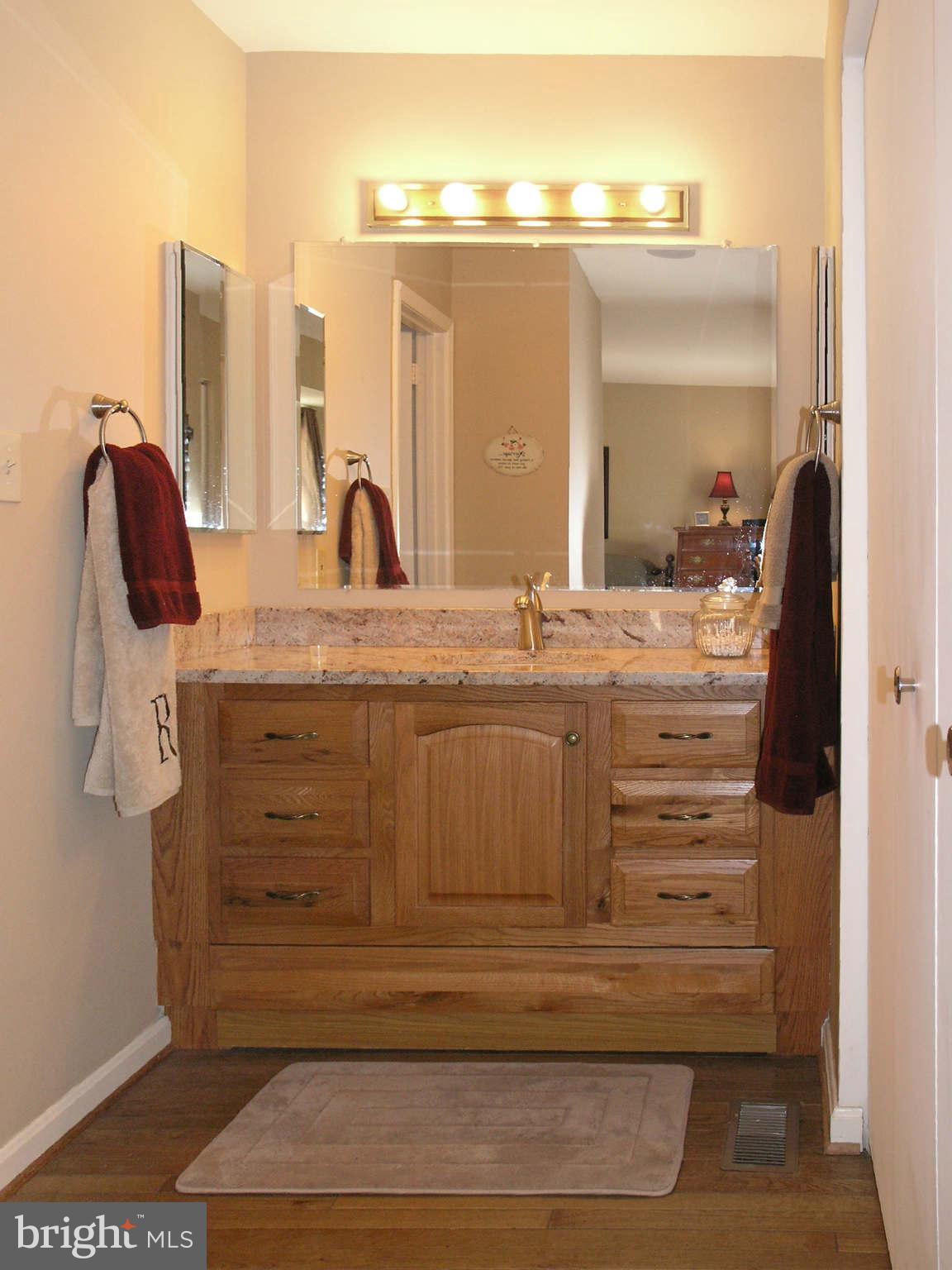 2168 Golf Course Drive Reston, VA 20191 - Photo 14 of 30 a bathroom with a sink and a mirror
