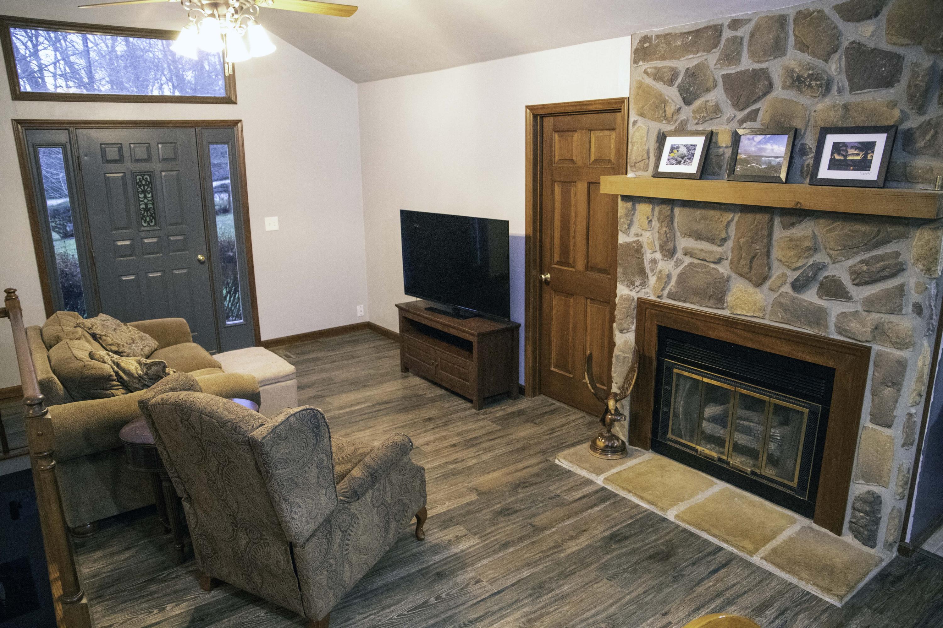 3840 Green Level Road Rocky Mount, VA 24151 - Photo 8 of 18 Family Room: Stone F/P