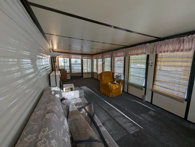 a view of a chairs in a balcony