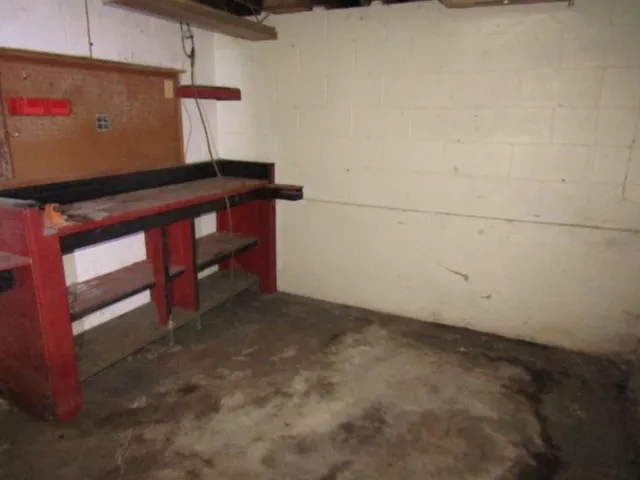 a view of storage and utility room