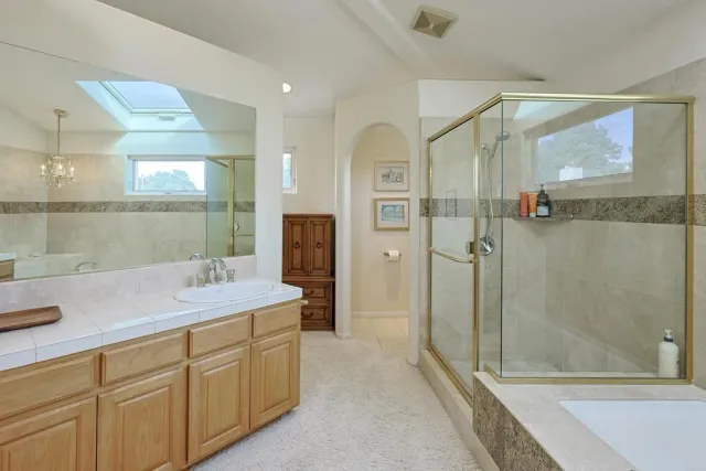 a car parked in front of a house