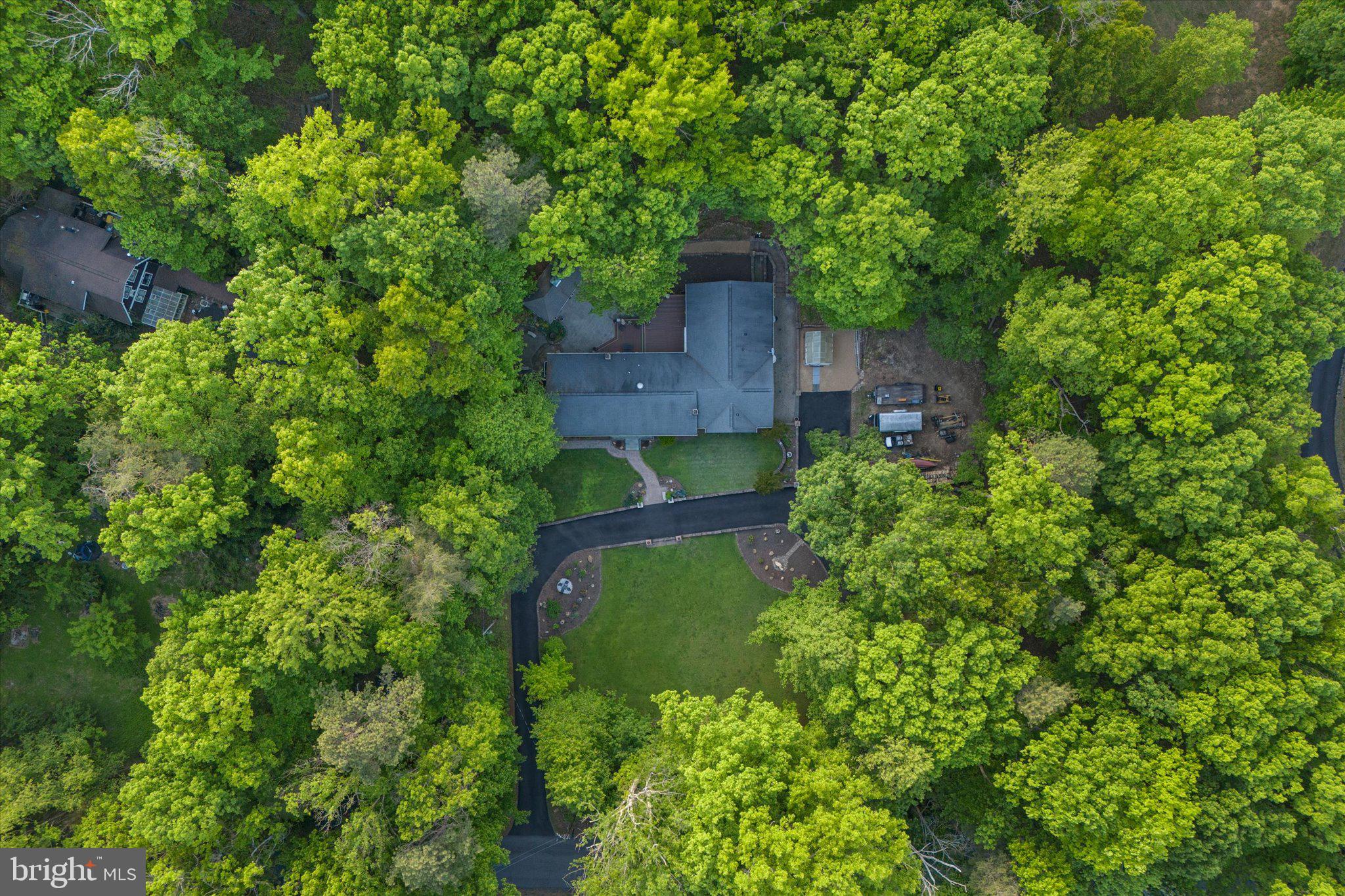 3800 Mountain Road Haymarket, VA 20169 - Photo 67 of 73 Aerial view of private setting.
