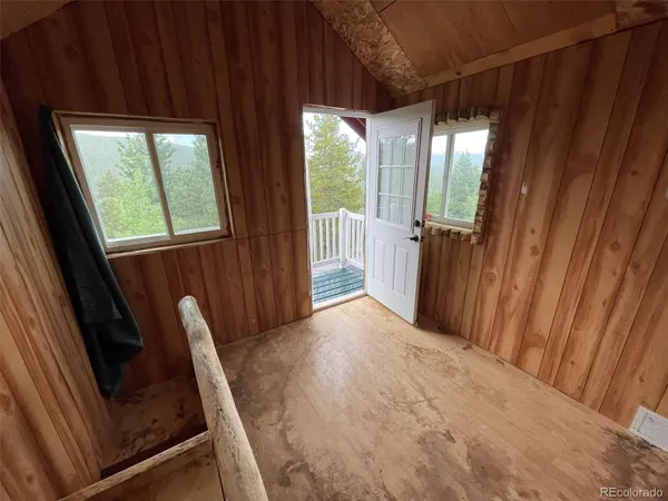 a view of wooden floor
