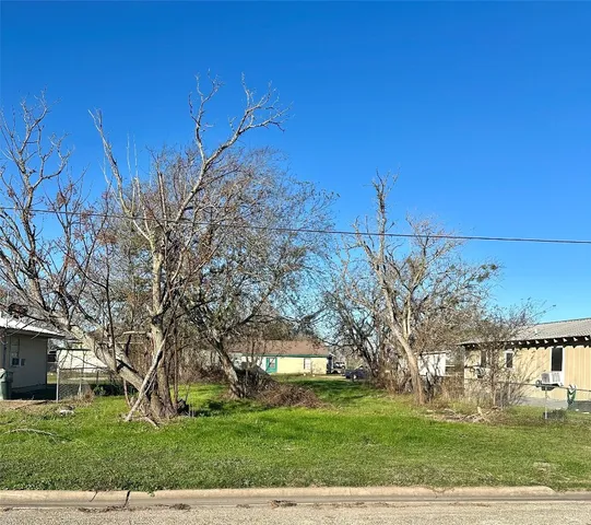 a view of back yard of the house
