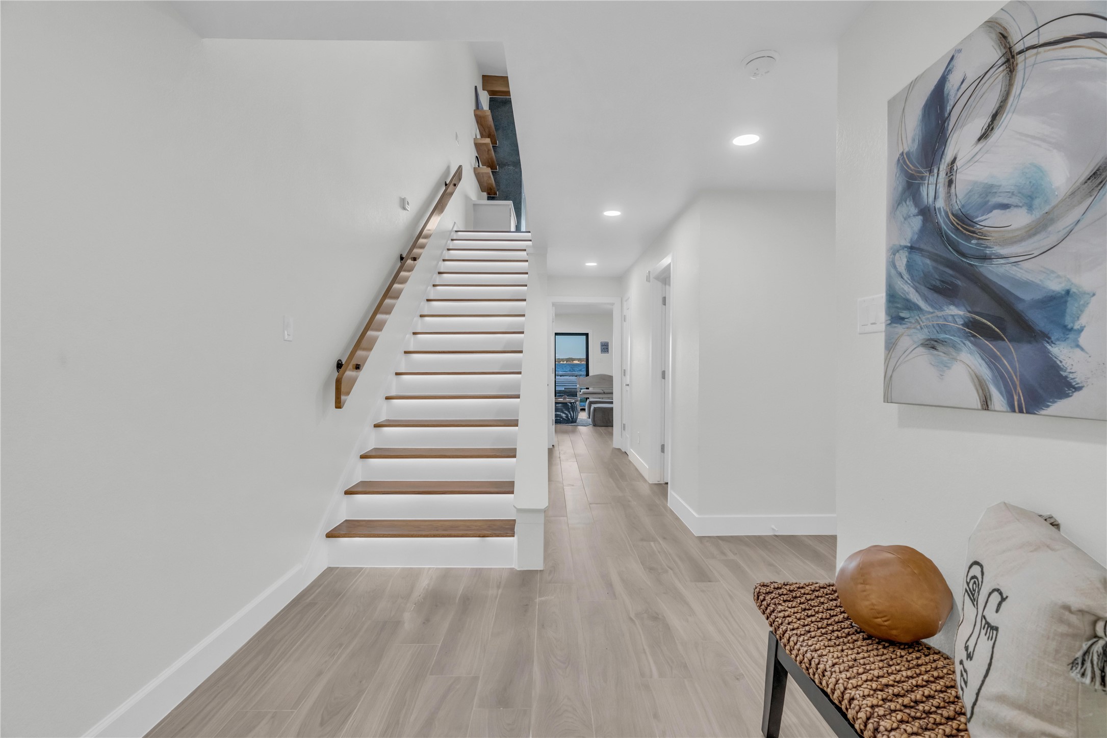 30 Regency Montgomery, TX 77356 - Photo 23 of 47 Stairway is lit, a very unique an uncommon feature.