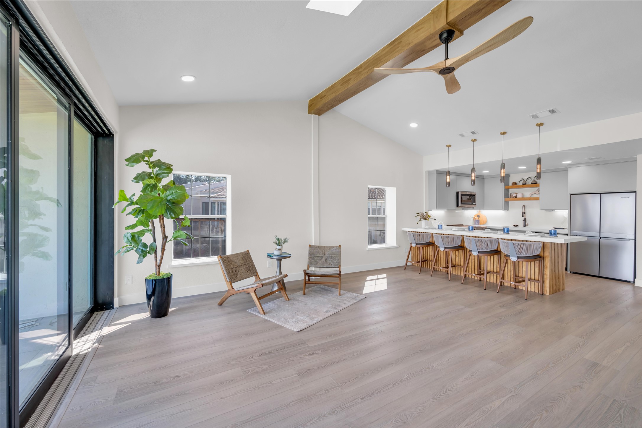 30 Regency Montgomery, TX 77356 - Photo 9 of 47 a living room with furniture and kitchen view